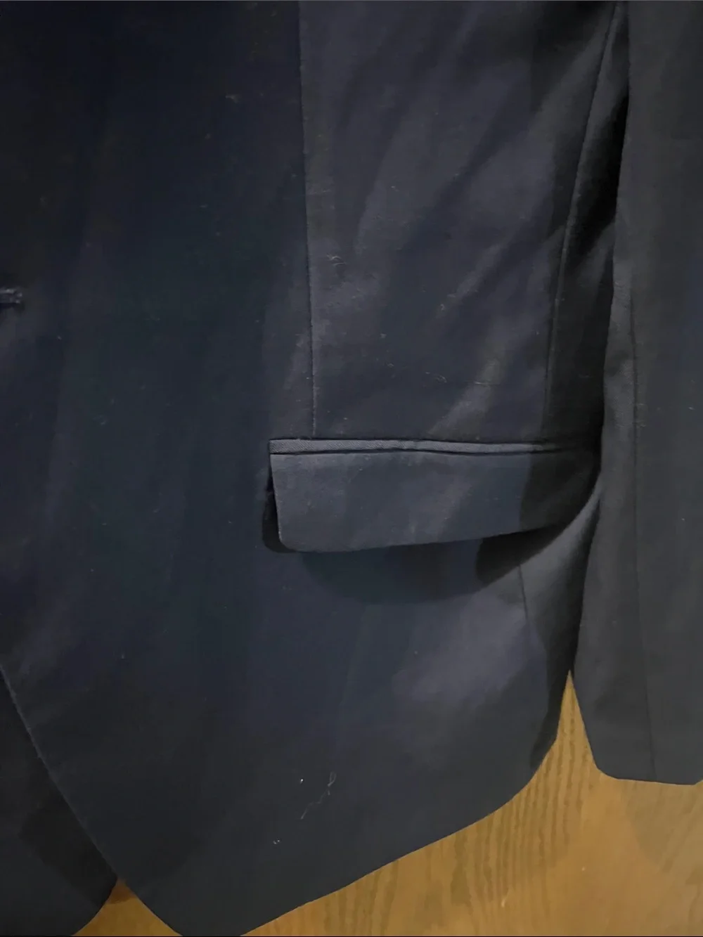 Classic Navy Men's Blazer - Tailored Single-Breast Jacket